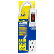 Multi contacto 4 entradas cable 30 cm