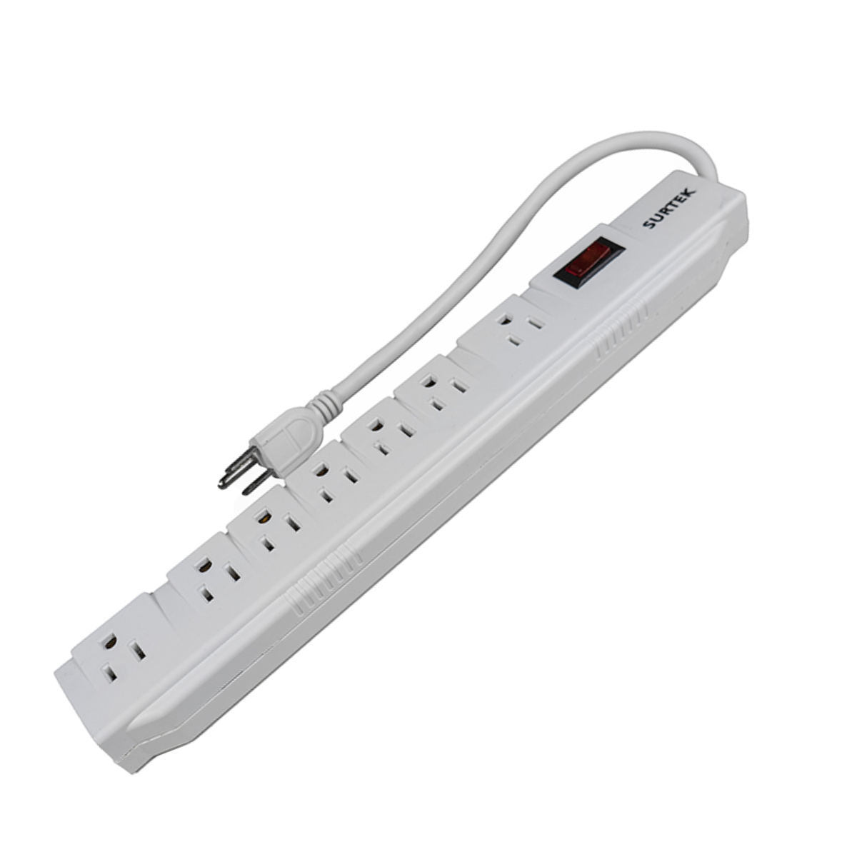 Multicontacto de 7 Entradas Cable de 30 cm Surtek