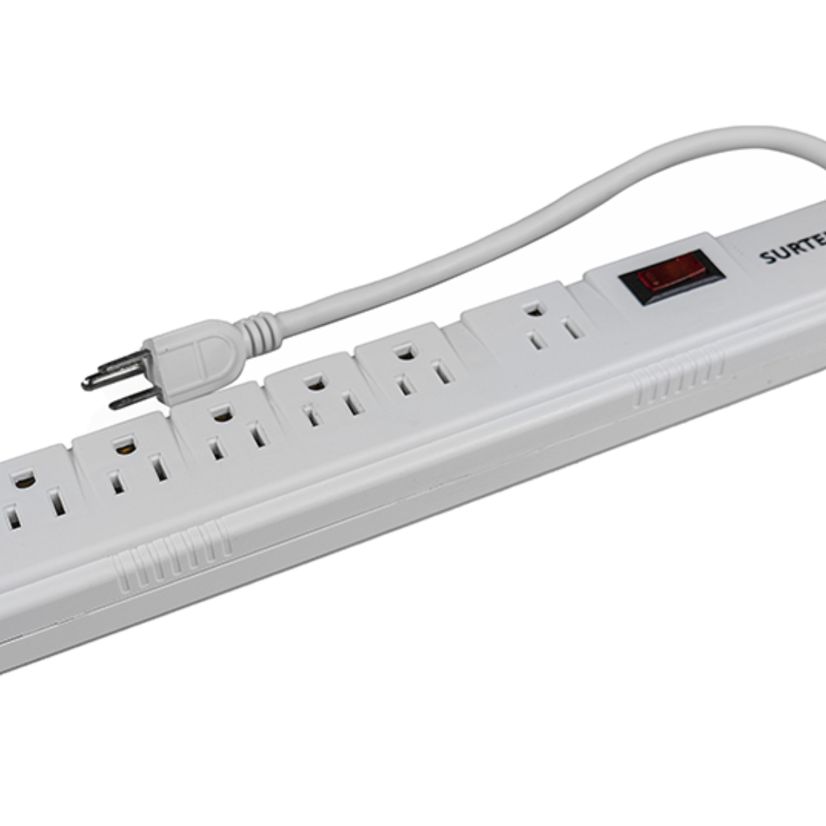 Multicontacto de 7 Entradas Cable de 30 cm Surtek