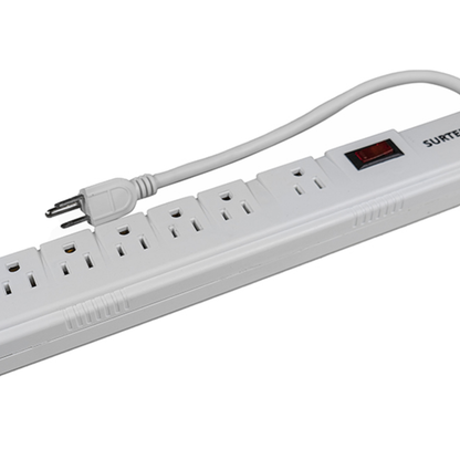 Multicontacto de 7 Entradas Cable de 30 cm Surtek