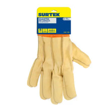 Guantes Piel Surtek Tipo Argonero Cintillo Unitalla