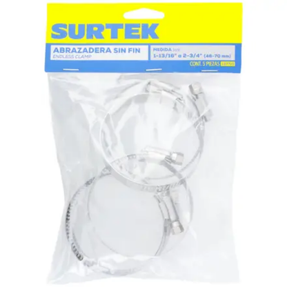Abrazadera Sin Fin 137710 Surtek Acero Inoxidable