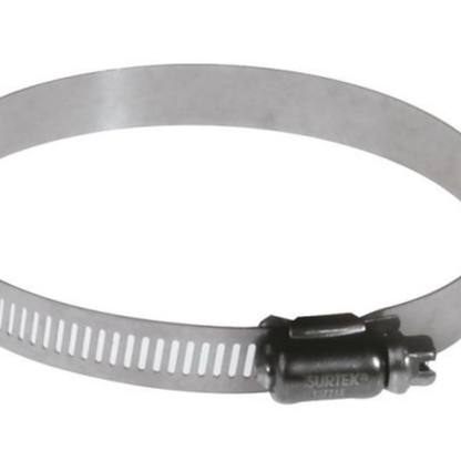 Abrazadera Sin Fin de Acero Inoxidable de 4-1/8" a 5" Surtek