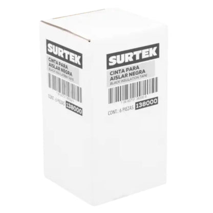 Cinta negra para aislar 19 mmx 9 m Urrea