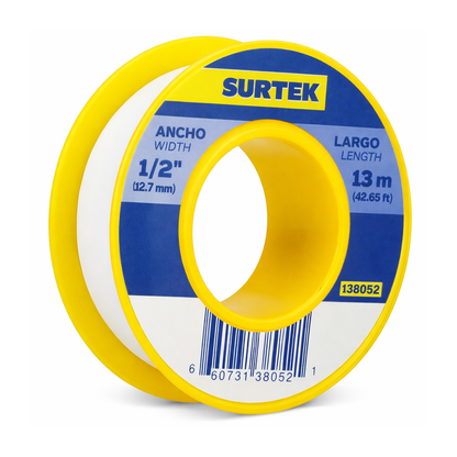 Cinta Sella Roscas 1/2″ x 13 m Surtek