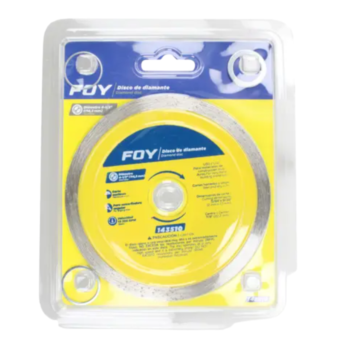 Disco de diamante continuo 4-1/2 Surtek