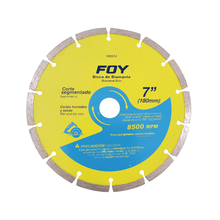 Disco de Diamante Corte Segmentado 7 pulgadas Foy