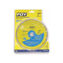 Disco de Diamante Corte Segmentado 7 pulgadas Foy