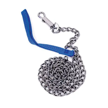 Cadena Perro Acero Cromado 3.0mm X 1.2m Asa Nylon Surtek