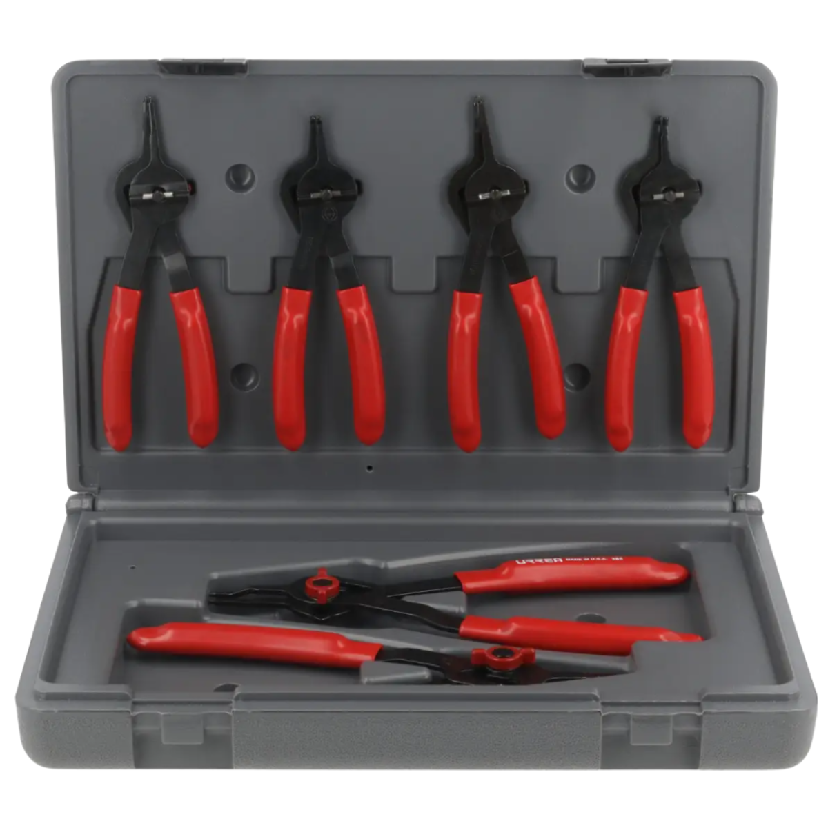 Juego de pinzas para anillos de retención convertibles con mariposa 6 piezas