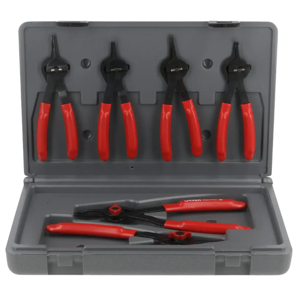 Juego de pinzas para anillos de retención convertibles con mariposa 6 piezas - Lock - vista lateral