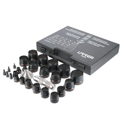 27Pz Juego Sacabocados 49902 Urrea Adaptador Ergonomico