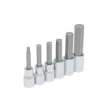 Juego 6 Dados Punta Hexagonal Metricos 1/2 Pulg Urrea