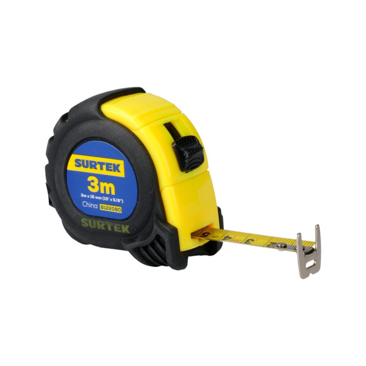 Flexometro Carcasa Anti-impacto 3 m x 5/8" Surtek