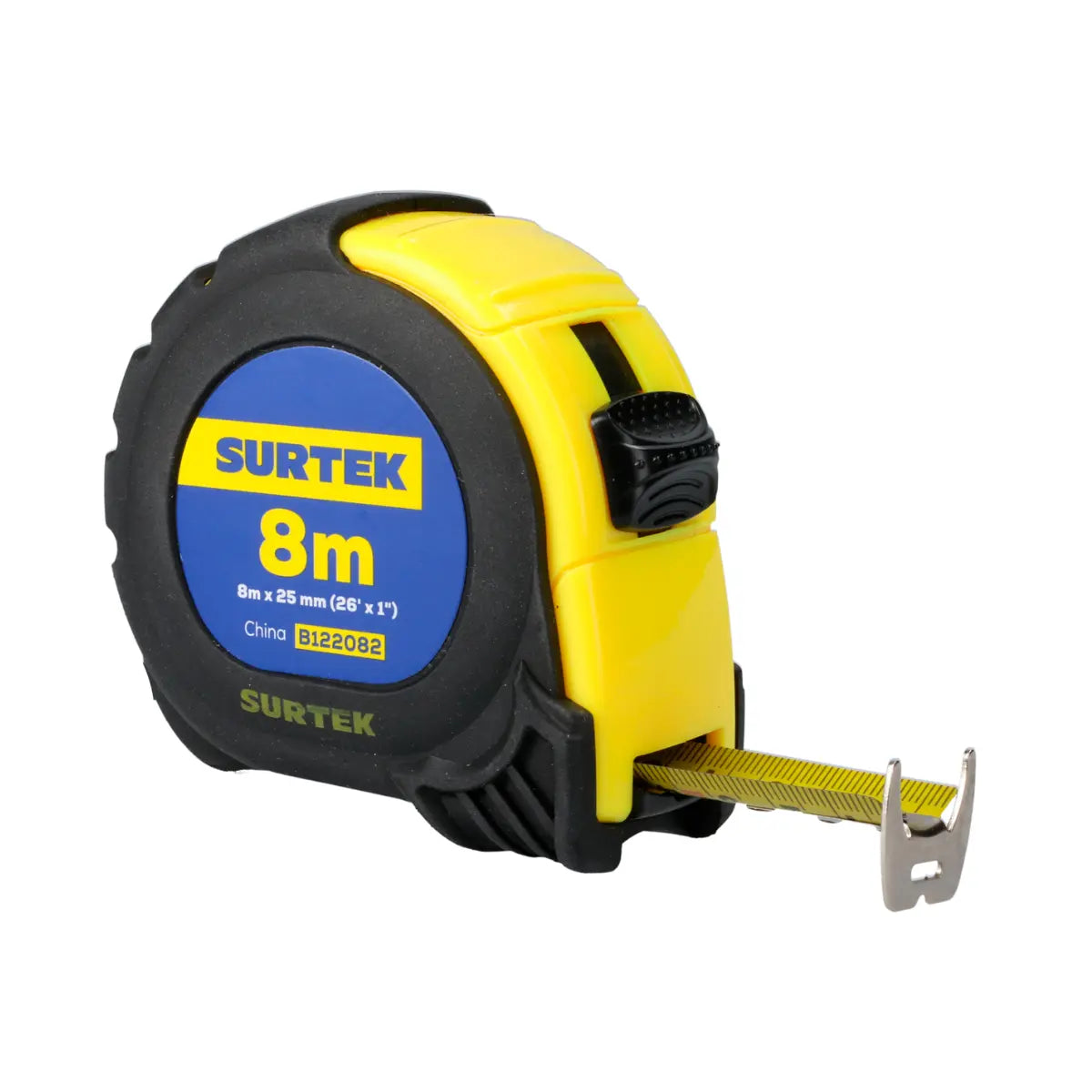 Flexómetro con Carcasa Anti-impacto 8 m x 1″ Surtek Surtek