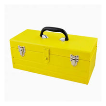 Caja Portaherramientas Metalica Amarilla Surtek 19" x 7" x 6" c/ Charola