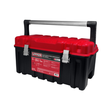 Caja Plastica 17 Pulgadas Charola Tapa Roja Urrea