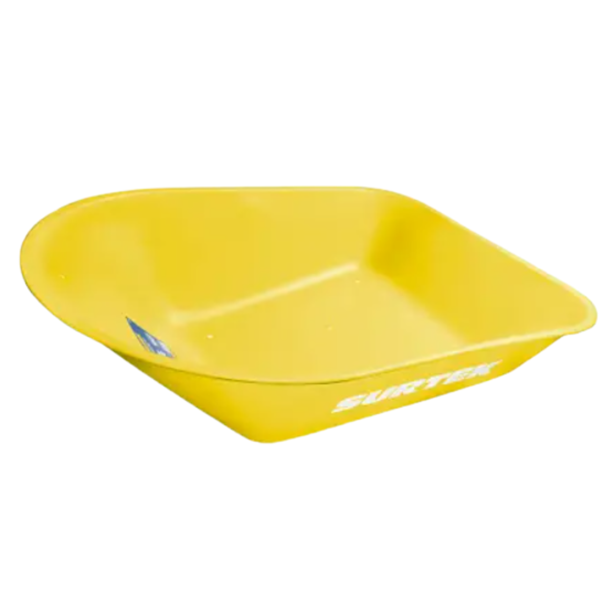 Concha de acero para carretilla herraje tipo americano 4.5 Ft3 amarilla Surtek