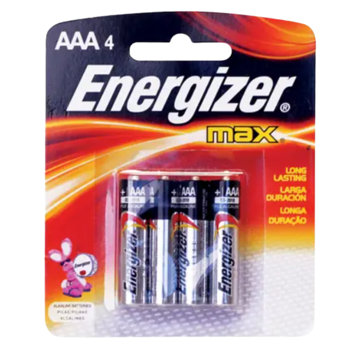 Pila alcalina Energizer® "AAA" 4 piezas