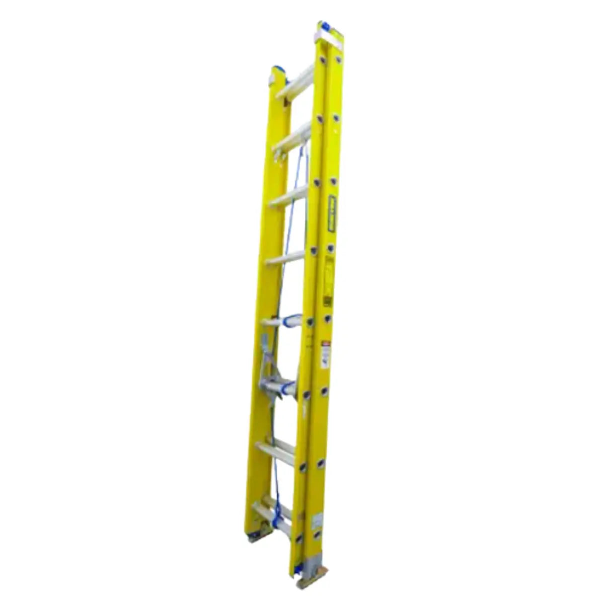 Escalera de extensión tipo II de fibra de vidrio con 24 peldaños - Lock - vista trasera