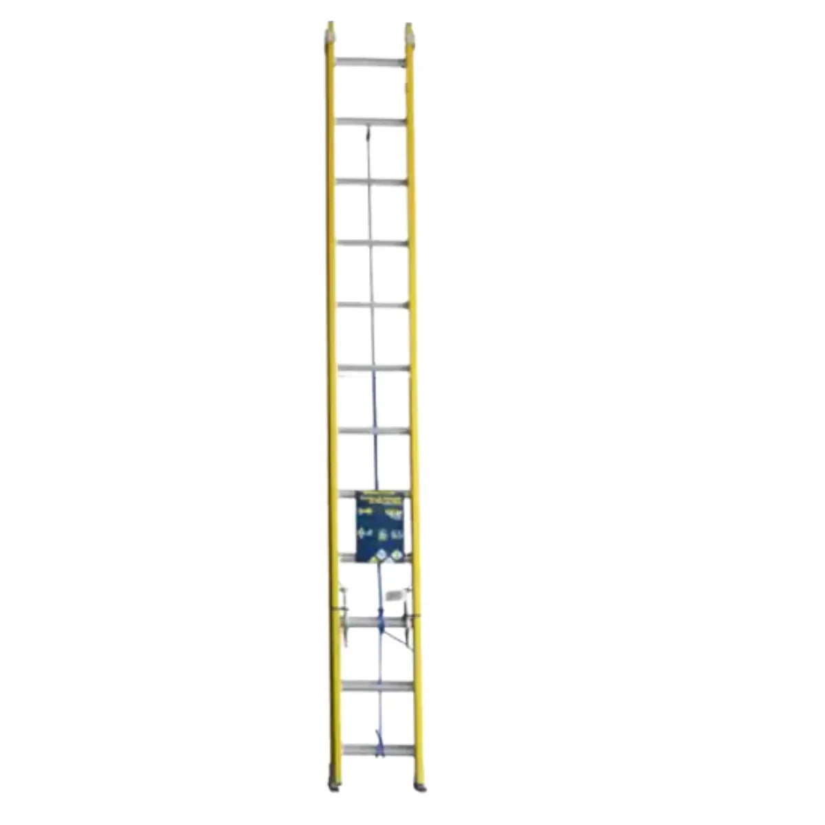 Escalera de extensión tipo II de fibra de vidrio con 24 peldaños - Lock - vista lateral