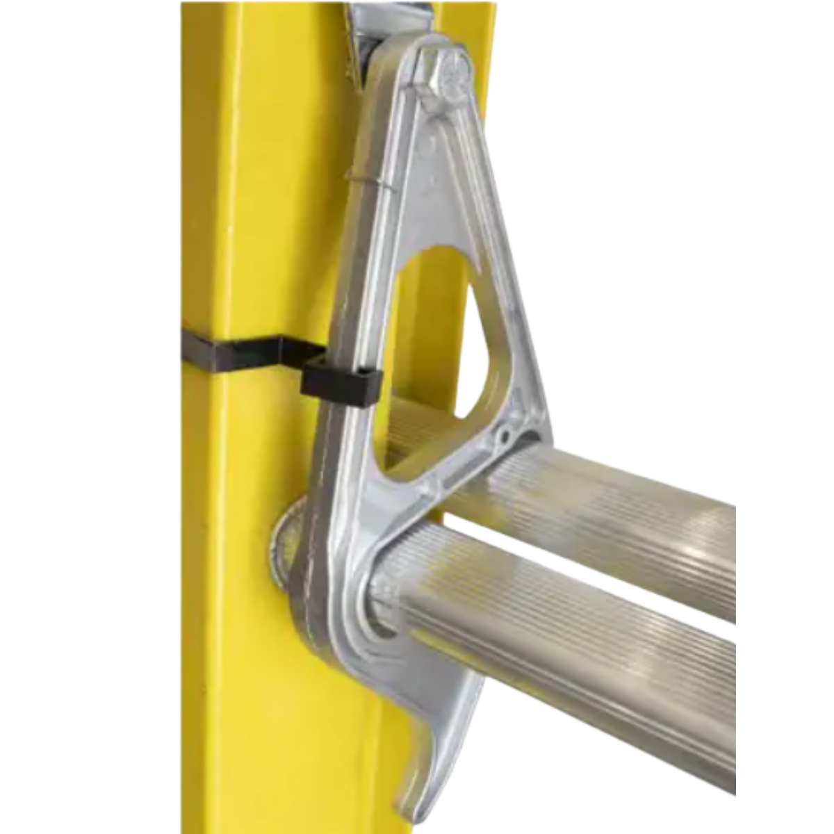 Escalera de extensión tipo II de fibra de vidrio con 24 peldaños