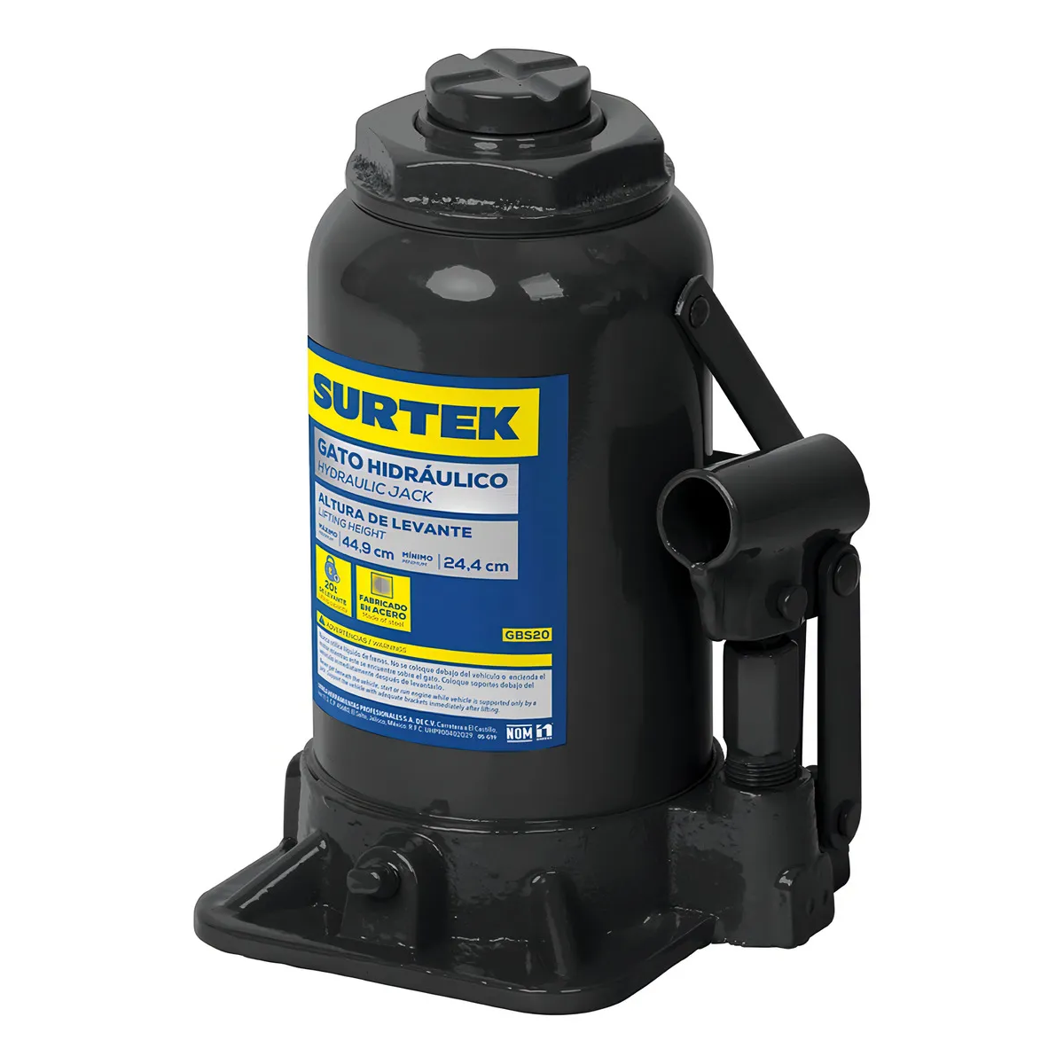 Gato Hidraulico d/Botella GBS20 Surtek 20T