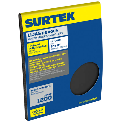 25Pz Lijas d/Agua LAG1200 Surtek Grano 1200