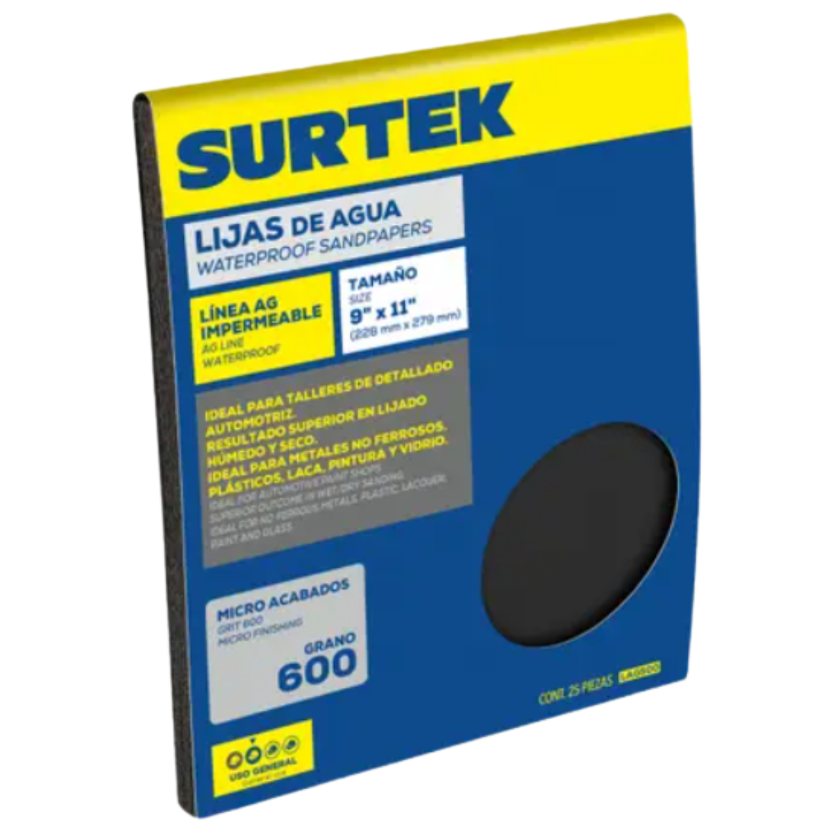 Lija de agua grano 600