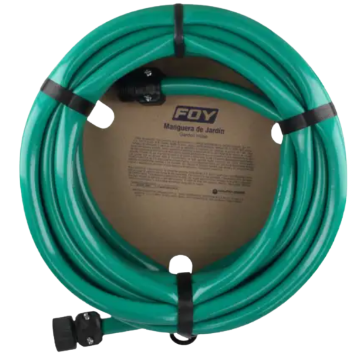 Manguera para jardín lisa con conector plástico 2 capas 1/2 10m