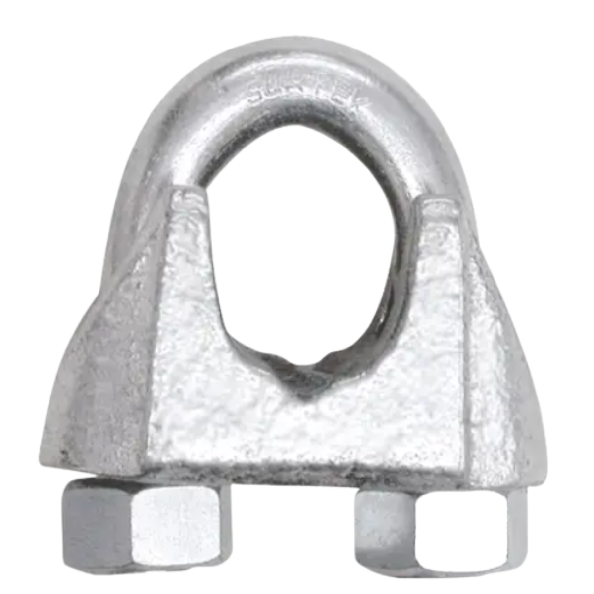 Perro de hierro maleable paracable de acero 3/8