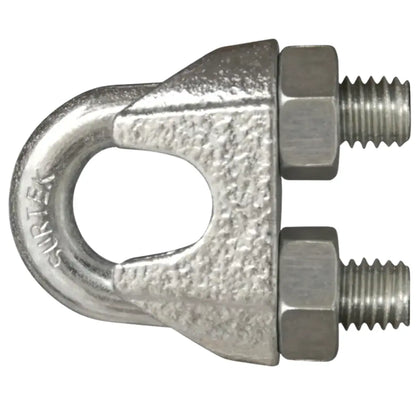 Perro de hierro maleable paracable de acero tipo alemán 3/8 - Lock
