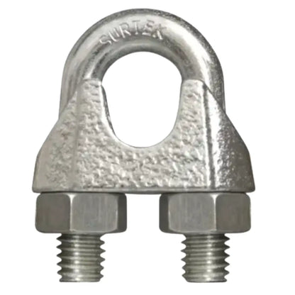 Perro de hierro maleable para cable de acero tipo alemán 1/2 - Lock