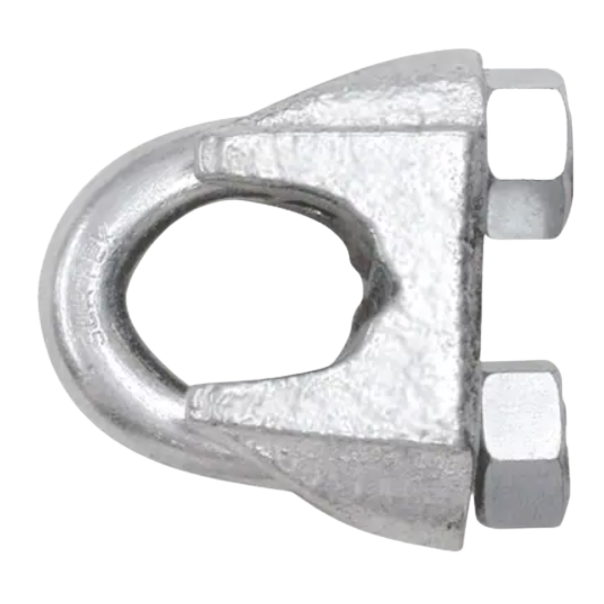 Perro de hierro maleable para cable de acero 5/8