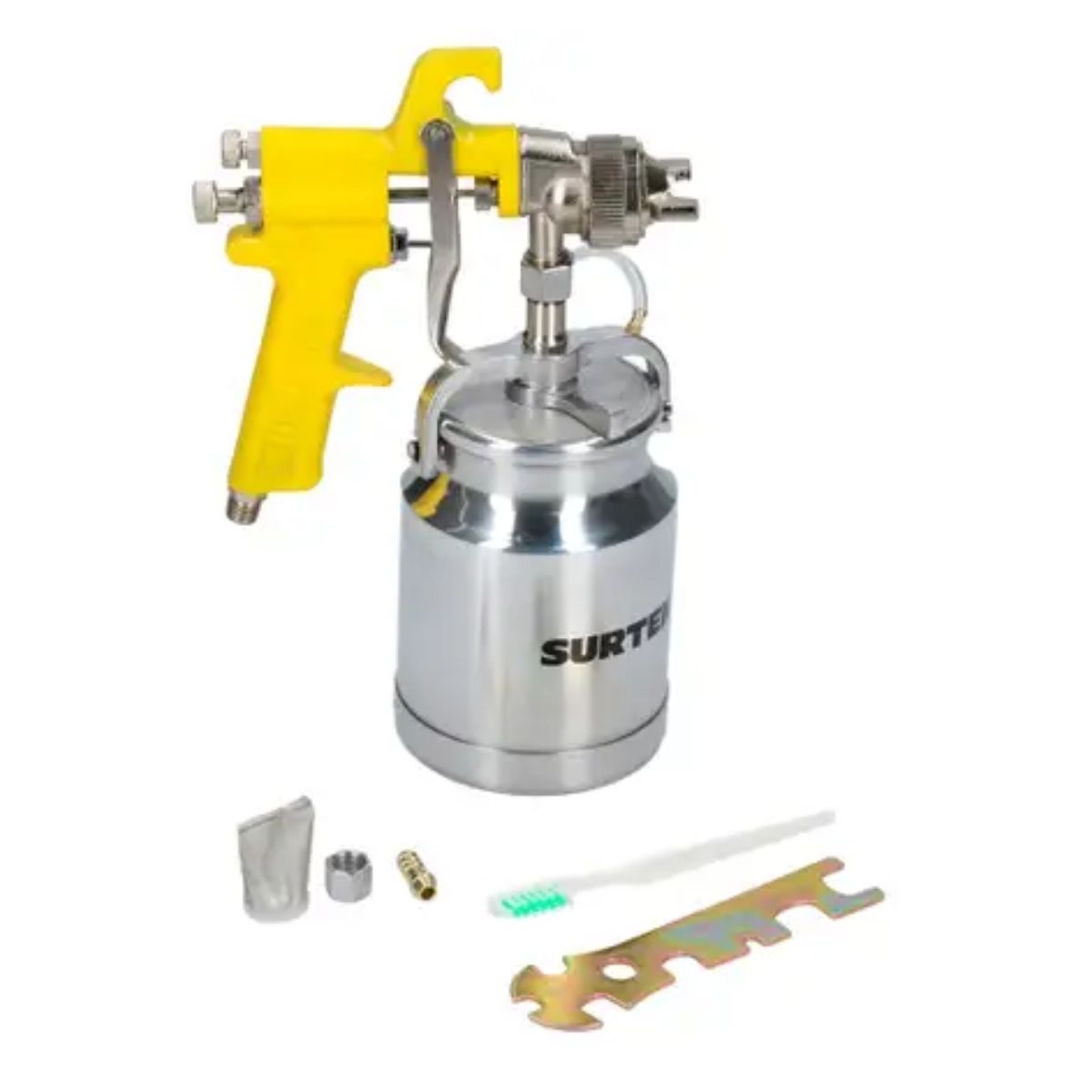 Pistola p/ Pintar Surtek 1000 ml c/ Vaso Reforzado