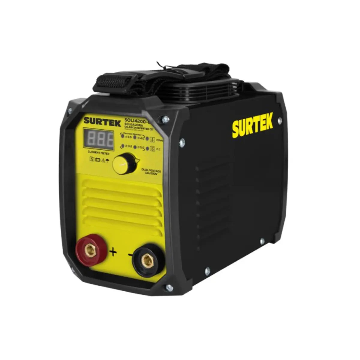 Soldadora Inverter para Electrodos Bi Voltaje 110-220 V 200 A Surtek - Lock