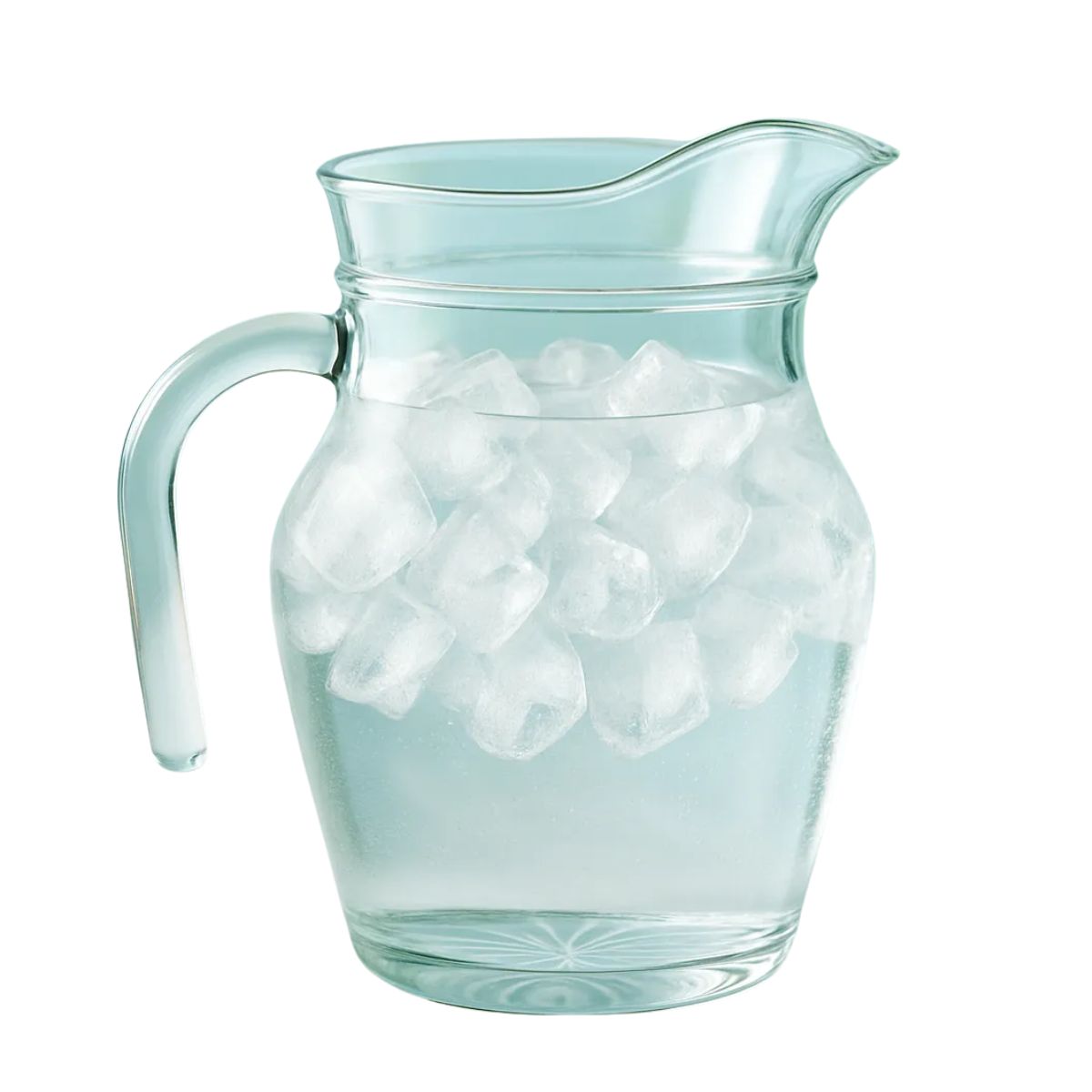 Mini Jarra Clasica 500ml Vidrio Transparente Blanco
