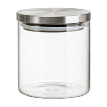 3pz Contenedores Lisos 650ml Borosilicato Vidrio Brocal Tapa