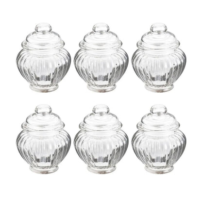 Set 6 Brocalito Vidrio Envase Mandarina Regalo Dulcero 300ml