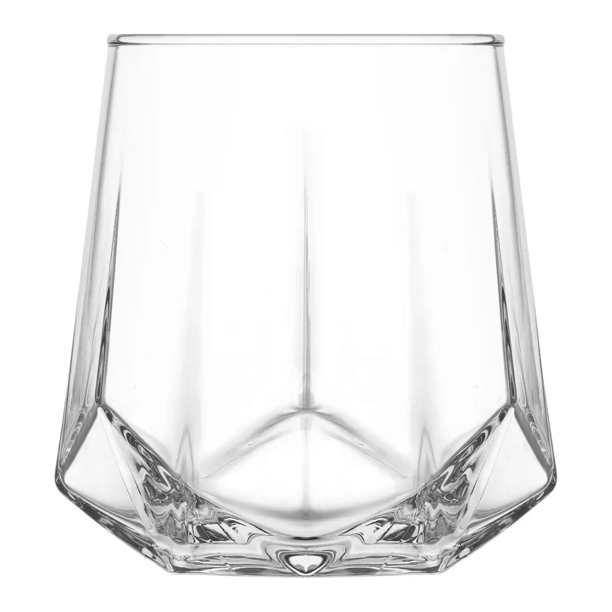 Juego 6 Vasos Dof Old Fashion Valeria Modernos Vidrio 400ml Color Cristalino Vittori