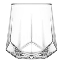 Juego 6 Vasos Dof Old Fashion Valeria Modernos Vidrio 400ml Color Cristalino