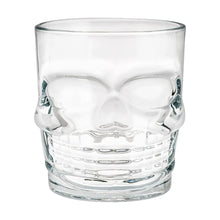 Set 6 Vasos Double Old Fashion Calavera Vidrio Whisky Color Transparente