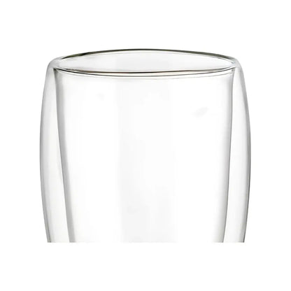 Set 2 Vasos de Vidrio con Doble Pared de Cristal Térmico 360 ML - Vittori - vista trasera