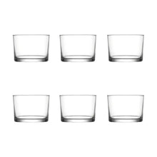 Juego 6 Vasos Dof Lav 1060/6 Bodega Vidrio Liso 240 Ml Color Cristalino