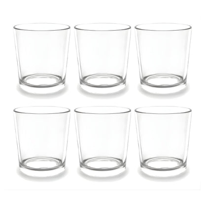 Juego 6 Vasos Dof Lav 345 Ml Color Cristalino Vidrio