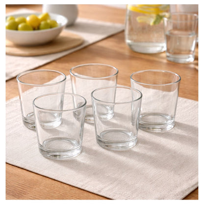 Juego 6 Vasos Dof Lav 345 Ml Color Cristalino Vidrio