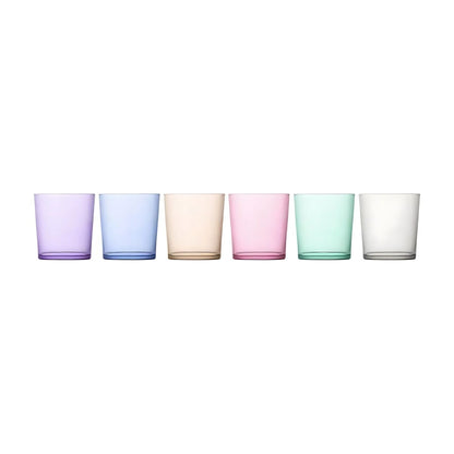 Set 6 Piezas Vaso Dof Bodega Colores 345 Ml