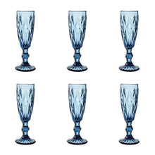 6 Copas Cristal Vino Flauta Libia Grande 170ml Elegir Color