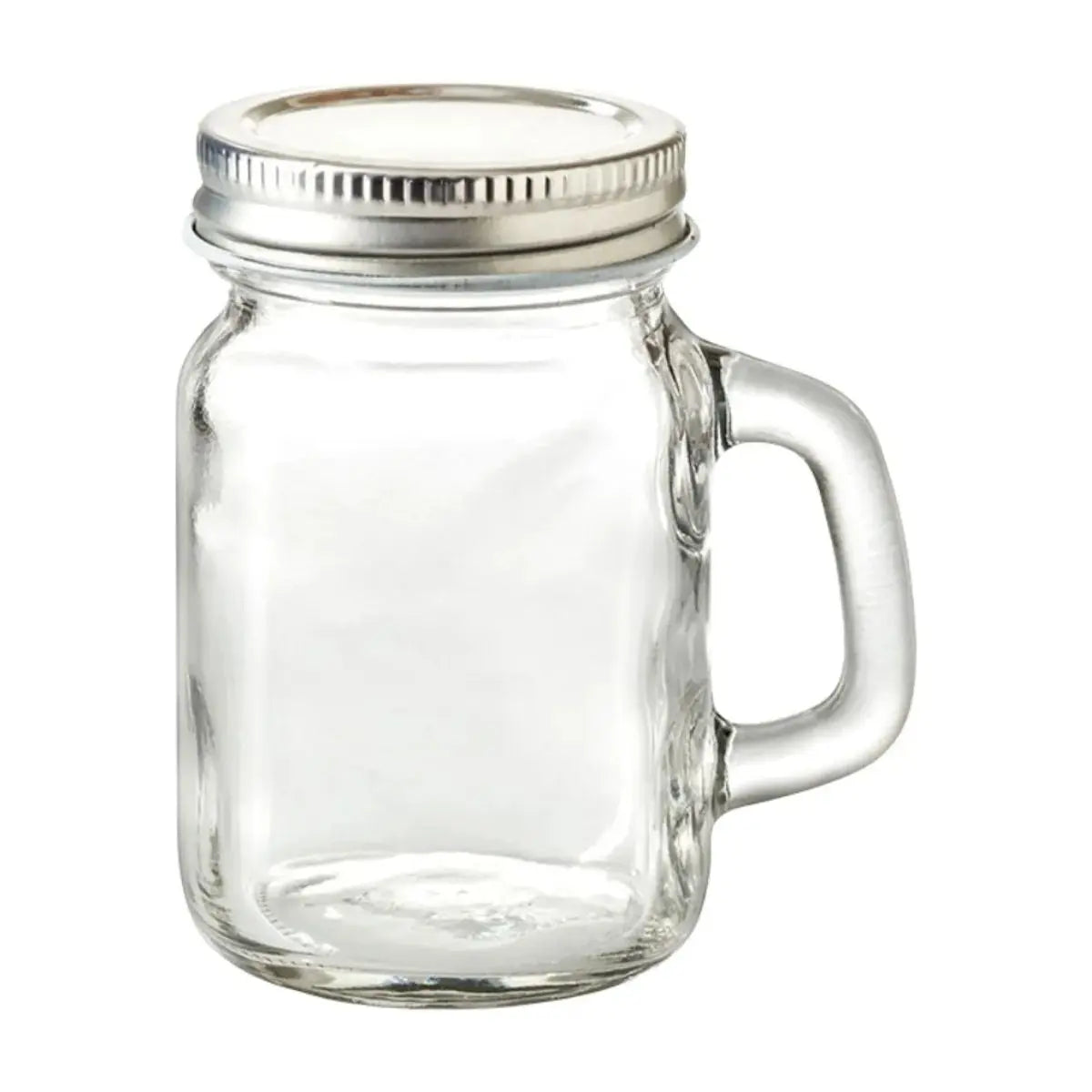 Set 4 Mini Mason Tapa Cerrada Frasco Tarro Vidrio 120 Ml Transparente