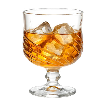 6pz Copa Labrada Whisky 200ml Vidrio Cristal Agua Licores Color Vercelli